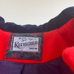 Rothschild vintage looking wool coat